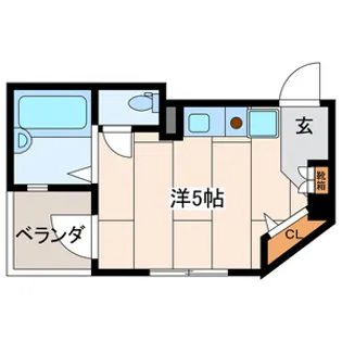 ライムランド汐留【2階】の間取り