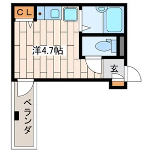 ライムランド汐留【4階】の間取り