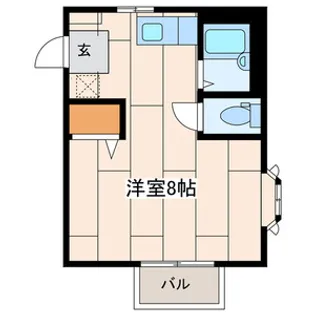 プラザグランドゥール【1階】の間取り