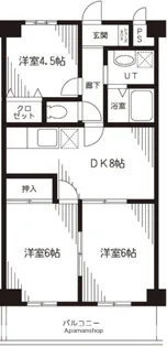 ふじみつるビル【5階】の間取り