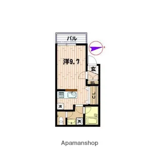 LATTE LIBRO【3階】の間取り