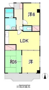 ピュアテラス岡部【4階】の間取り