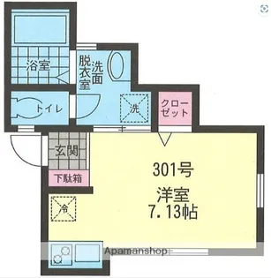 NUAGE井土ヶ谷【3階】の間取り