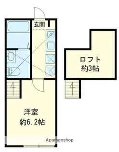 グラート大和中央【2階】の間取り
