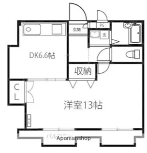 メゾン・ド・アルバ【1階】の間取り