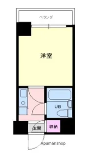 ビューハイム【4階】の間取り