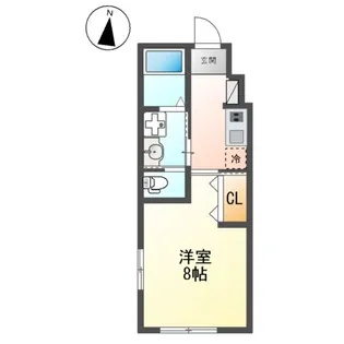 ドミール 本厚木【2階】の間取り