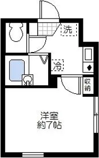 コンフォート川崎南町【1階】の間取り