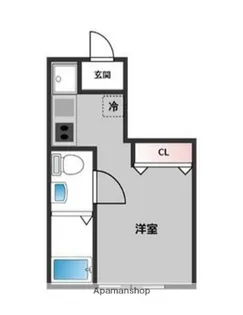 DEN鶴見市場【2階】の間取り