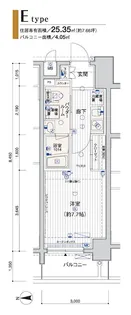 メインステージ横浜【7階】の間取り