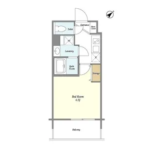 CRANE COURT TSURUMI【4階】の間取り