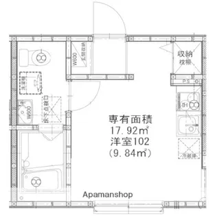 SOUTHLAGOON庚台A棟【1階】の間取り