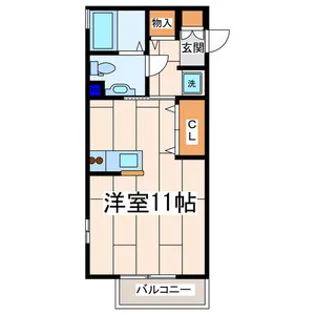 アイパレス【2階】の間取り