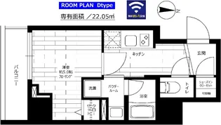 ステージファースト横浜阪東橋【6階】の間取り