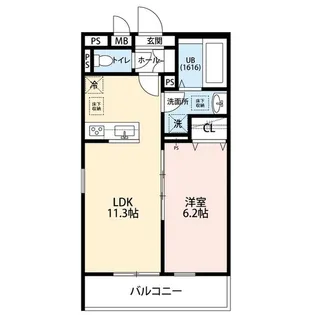 リコルテ田奈【3階】の間取り