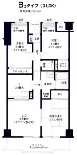 サニーコート壱番館【4階】の間取り