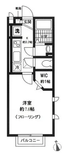 リリーレフア【2階】の間取り