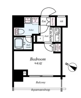 LE’AMARKS横濱【7階】の間取り