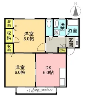 パストラール【2階】の間取り