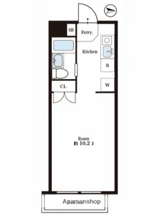 アーバンハイツ【2階】の間取り