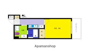 ランドワールド中川9号館【2階】の間取り