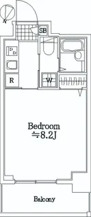 エルミタージュ横濱阪東橋【2階】の間取り