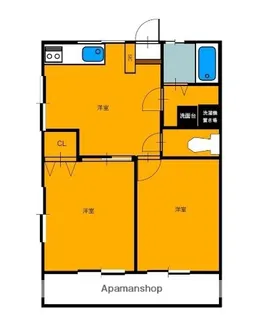 星川コーポ【2階】の間取り