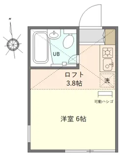 ユナイトステージHIRASAKU【1階】の間取り