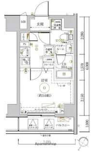LUMEED川崎【8階】の間取り