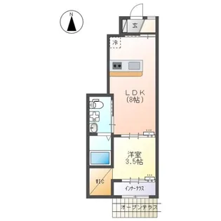 シェリー(SHERRY)湘南【1階】の間取り