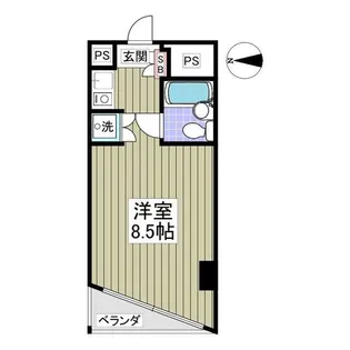 シーサイドコート金沢八景【4階】の間取り