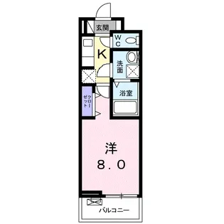 ボニート パンセ【2階】の間取り