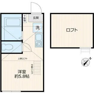 ヒルズ戸塚町【2階】の間取り