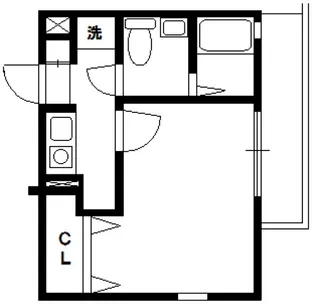 ルクール川崎【303号室号室】の間取り