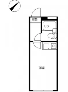 スカイピア弘明寺【206号室号室】の間取り