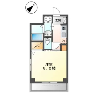 サン コンフォート【1階】の間取り