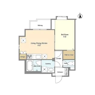 CHARMANT GRANDIR【3階】の間取り