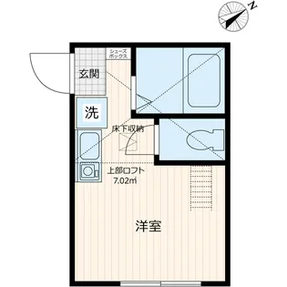 ヒルズ片吹【1階】の間取り