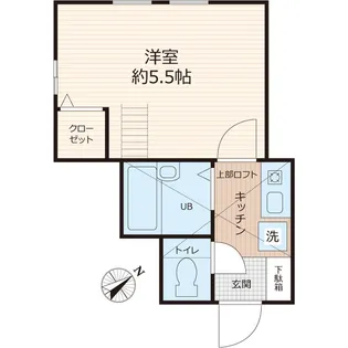 ヒルズ西加瀬【1階】の間取り