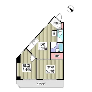 セラーズ二宮【2階】の間取り