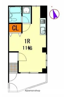 神奈川県川崎市中原区木月2丁目【マンション】の間取り