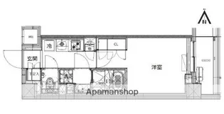 TFレジデンス川崎殿町WEST【6階】の間取り