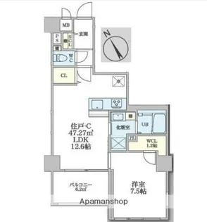 神奈川県横浜市中区太田町5丁目【マンション】の間取り