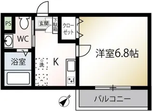 MQUARTO湘南海岸公園Ⅰ【1階】の間取り