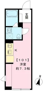 AVENIR池上(BELS認証物件)【101号室号室】の間取り