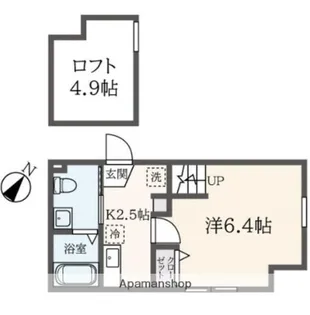 クローバーヒルズ追浜【2階】の間取り