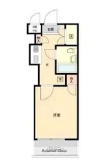 ワコーレ中山【3階】の間取り