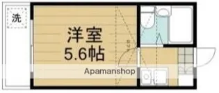 サンパレス桃浜【1階】の間取り