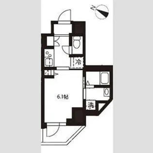 ハーモニーレジデンス新横浜【5階】の間取り
