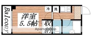 タミーハイツ本厚木【5階】の間取り